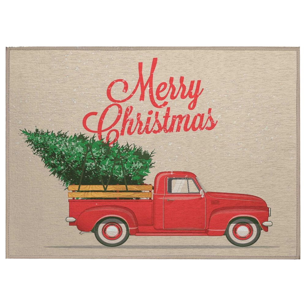 Dalyn Rug Company Wonderland 1"8" x 2"6" Putty Indoor/Outdoor Area Rug, , large
