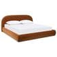 Jennifer Taylor Home Archie Upholstered Platform Bed Frame in Burnt Orange, , large