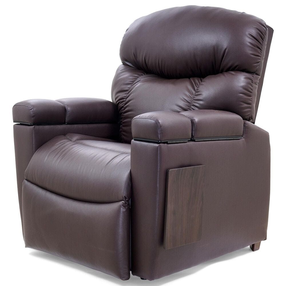 Lounge Maya Small Power Lift Recliner with Nirvana Heat and Air Massage in Brisa Coffee Bean, , large