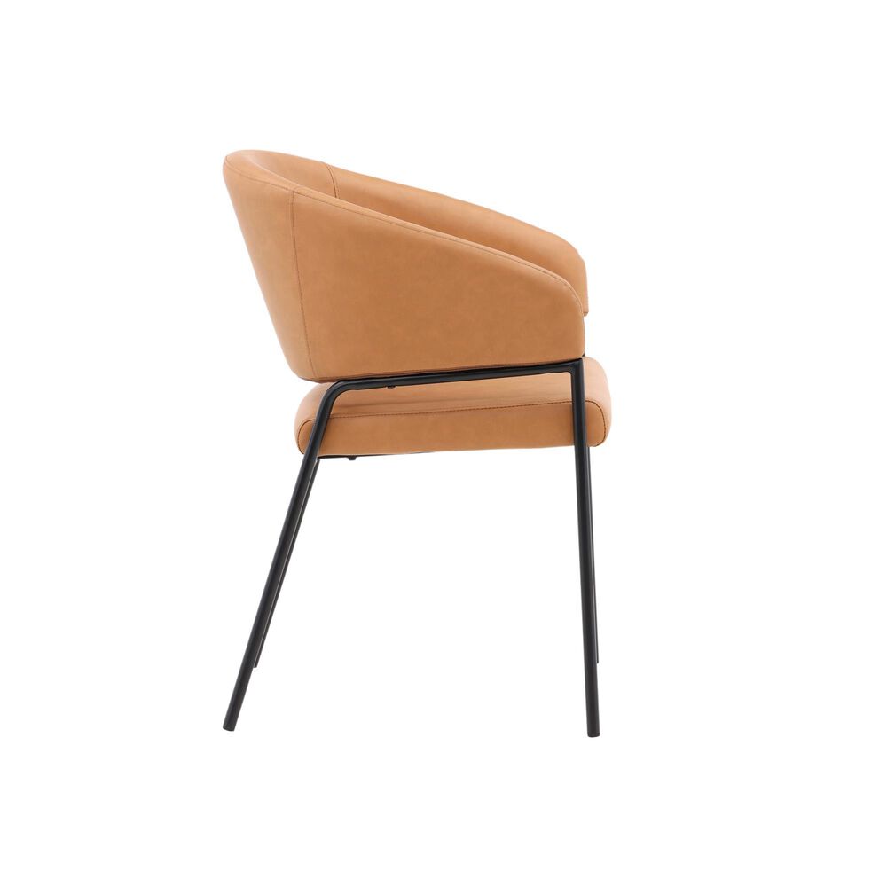 Blue Sun Designs Cathey Arm Chair in Matte Black, , large
