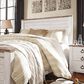 Ashley Willowton Full/Queen Panel Headboard in White Washed, , large