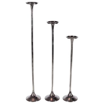 Maple and Jade 40" Modern Candle Holder in Antique Bronze (Set of 3), , large