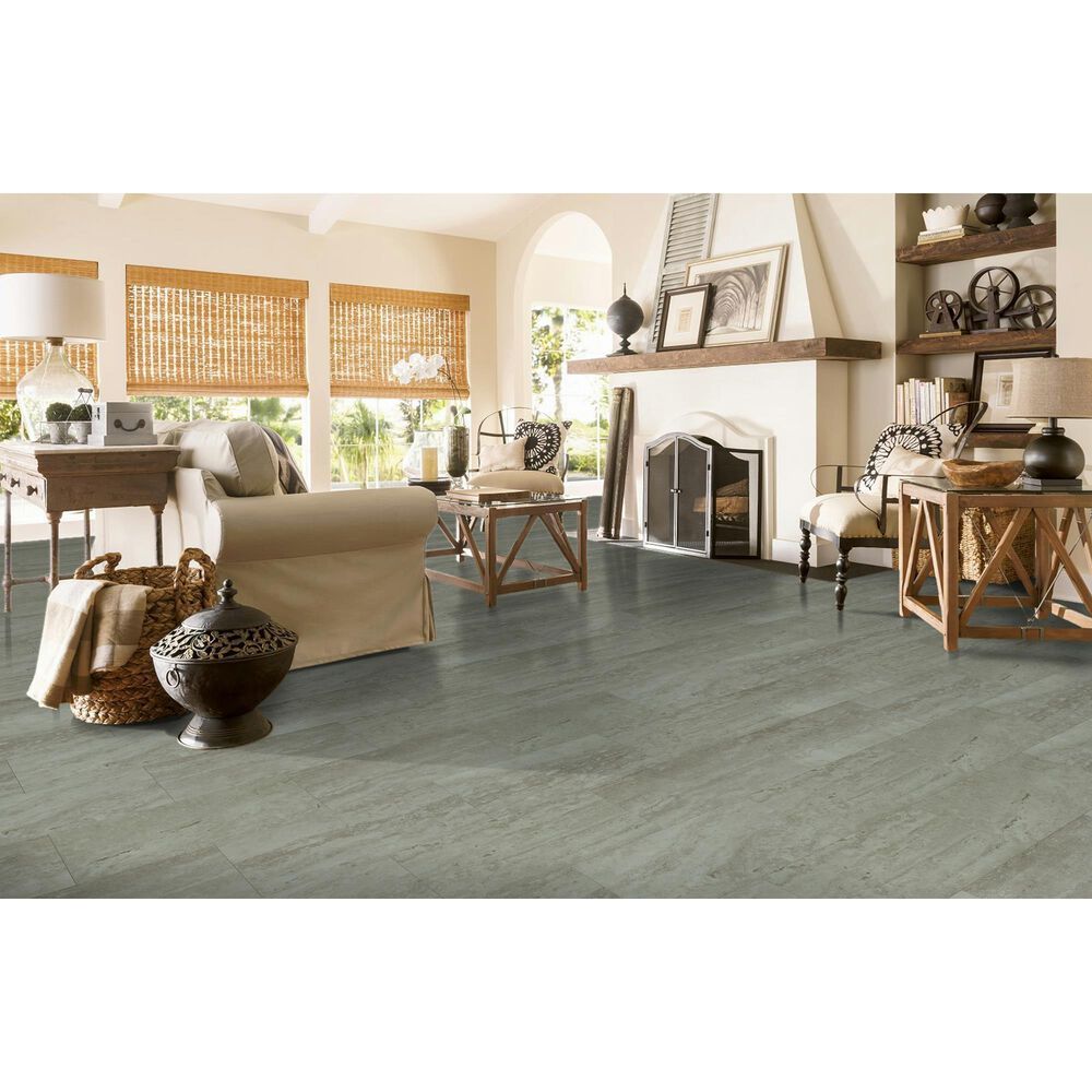 Bruce LifeSeal Reserve Travertine Homestead 12&quot; x 24&quot; Luxury Vinyl Tile, , large