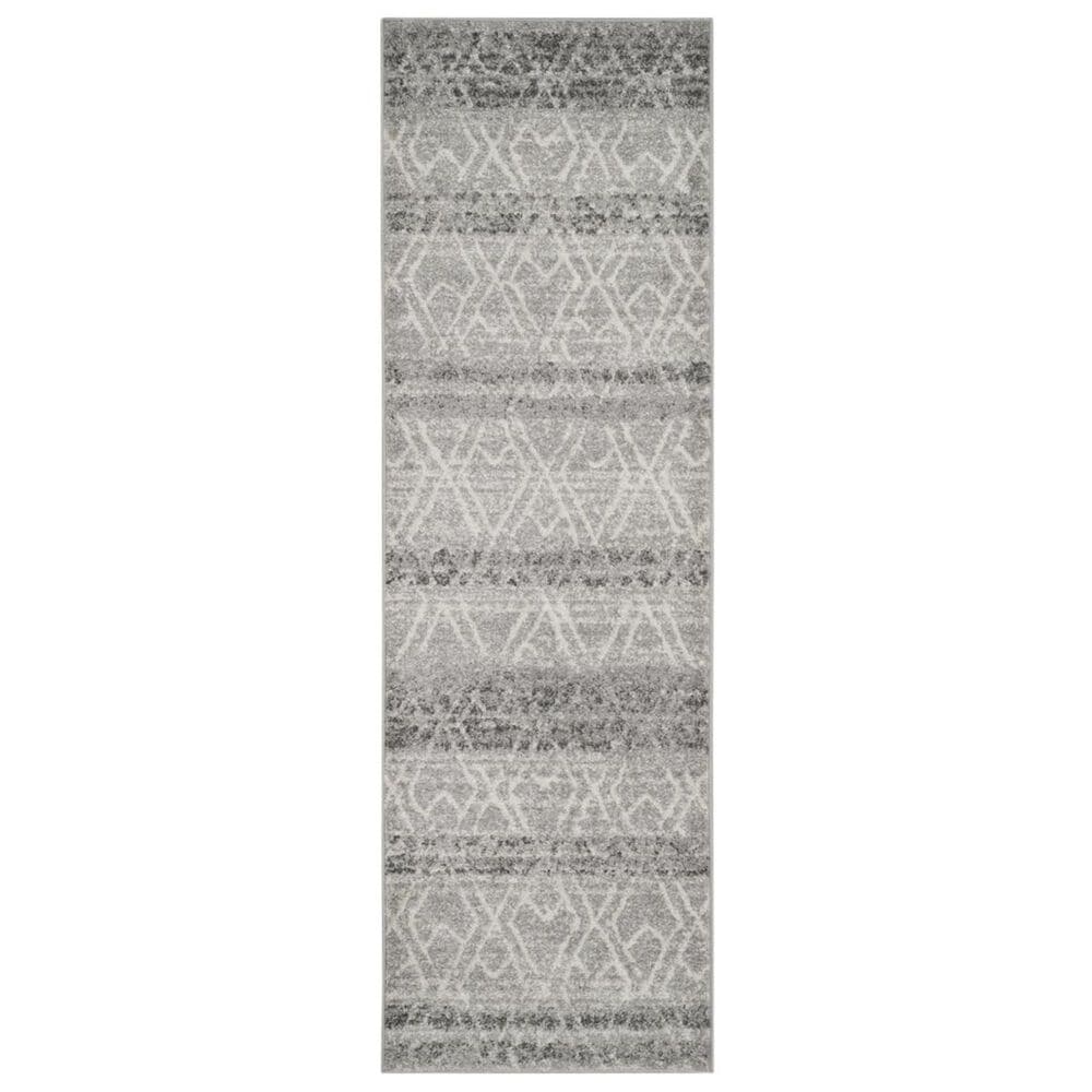 Safavieh Adirondack ADR124B 2"6" x 12" Silver and Ivory Runner, , large