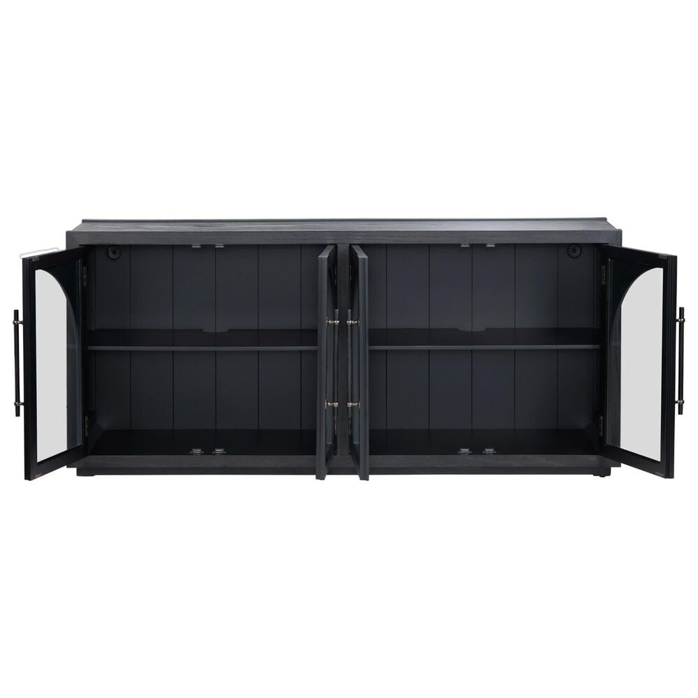 Crestview Collection Braxton 4-Door Sideboard in Black, , large
