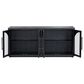 Crestview Collection Braxton 4-Door Sideboard in Black, , large