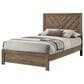 Crown Mark Valor 5-Piece Full Bedroom Set in Light Brown, , large