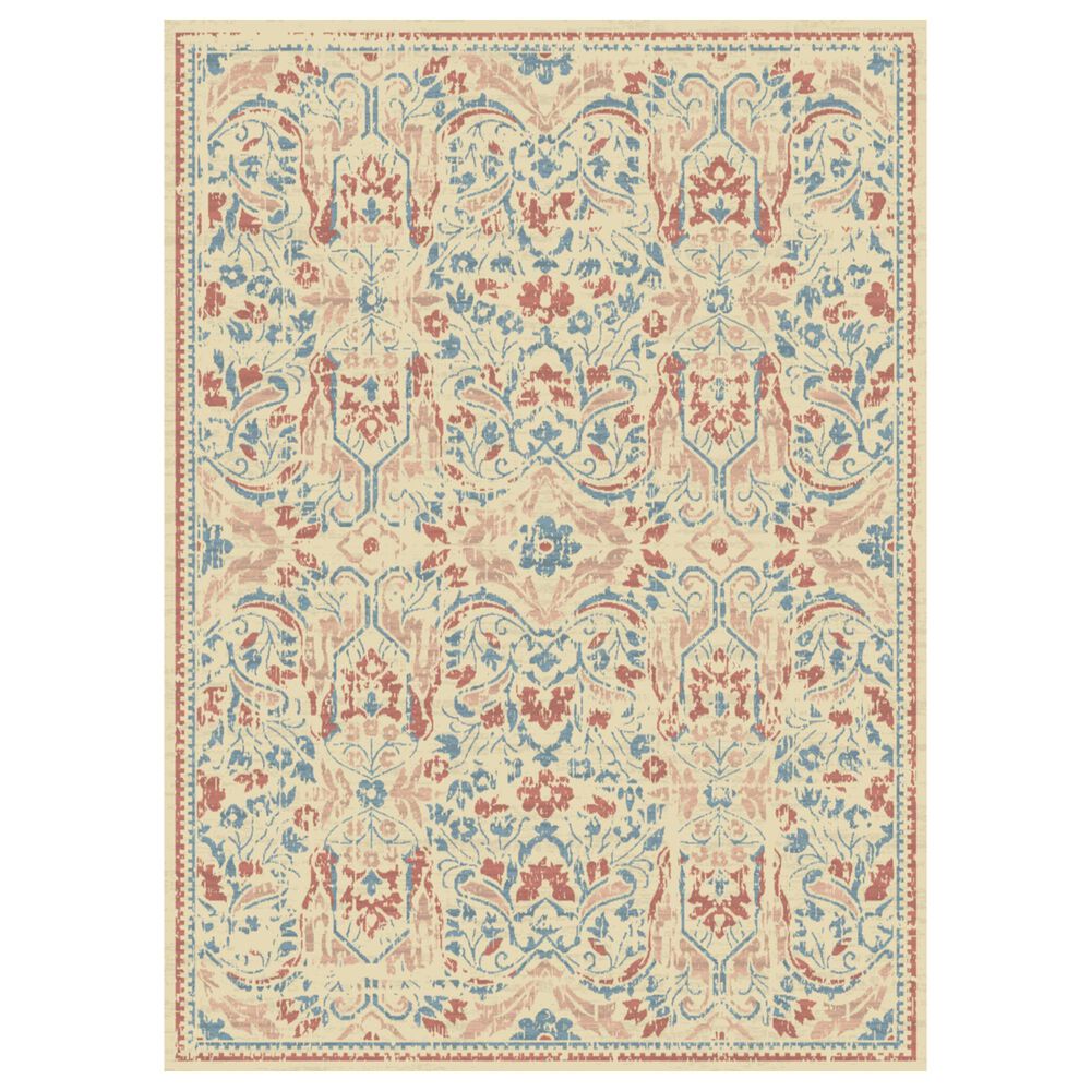 Balta Rugs Busselle Floral Ikat 5"3" x 7" Multicolor Area Rug, , large