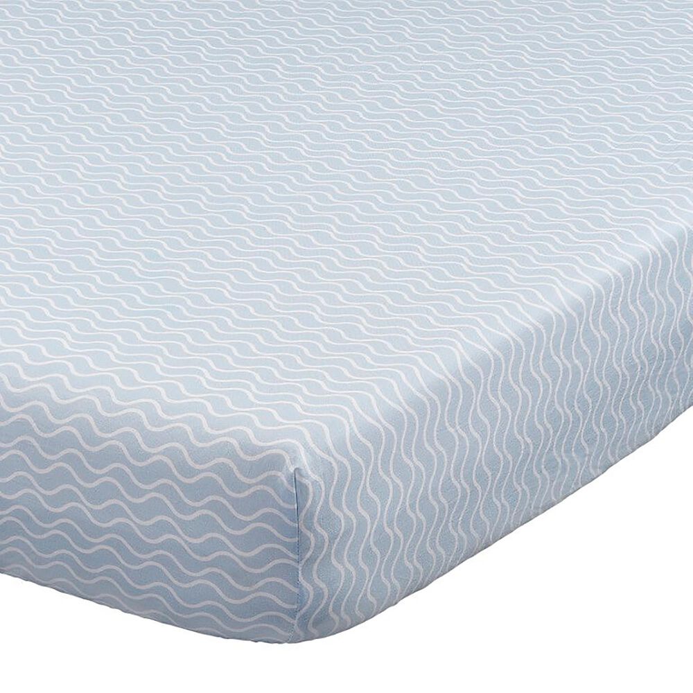 Oxford Baby Mandala 3-Piece Baby Crib Nursery Bedding Set in Blue, , large