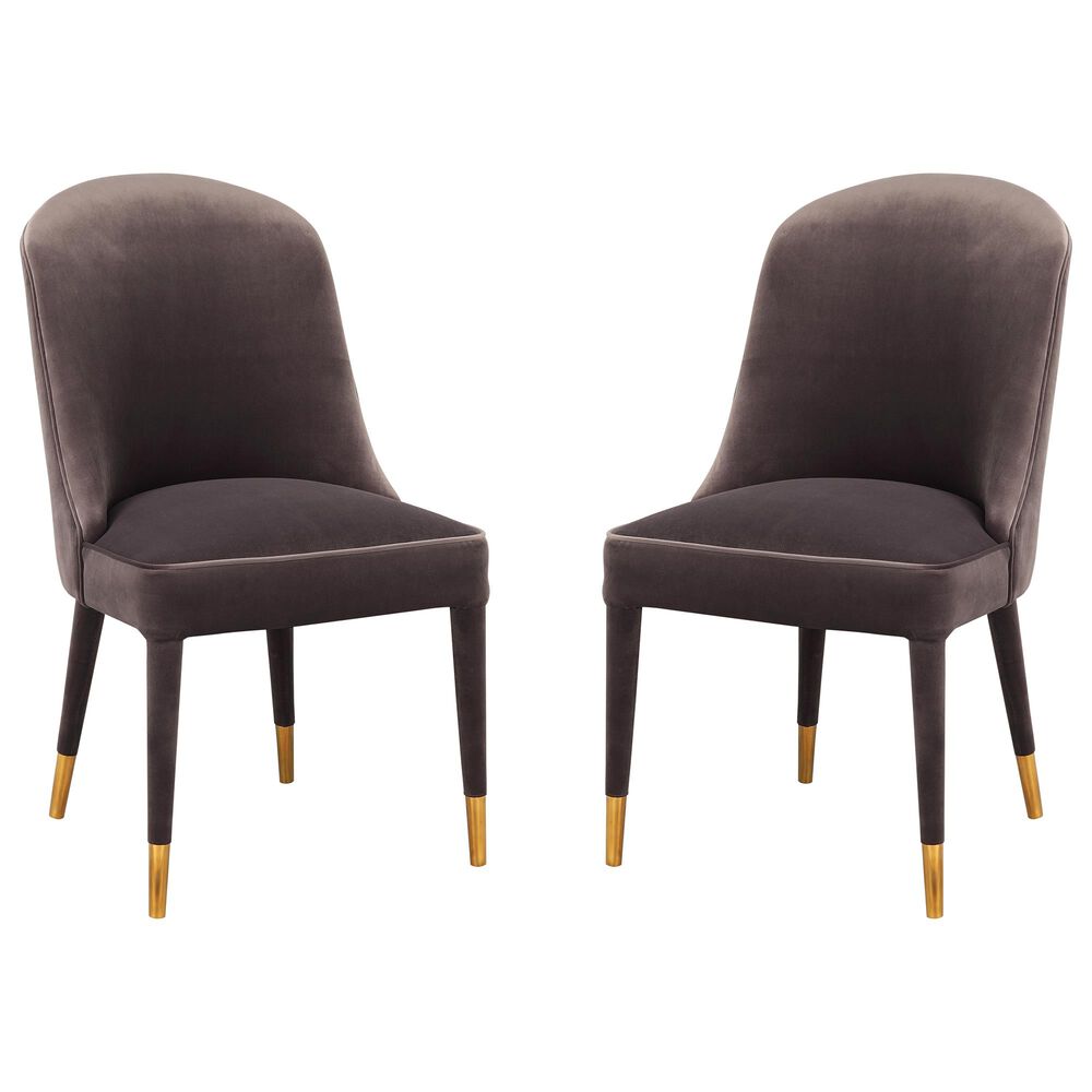 Moe's Home Collection Liberty Dining Chair in Grey (Set of 2), , large