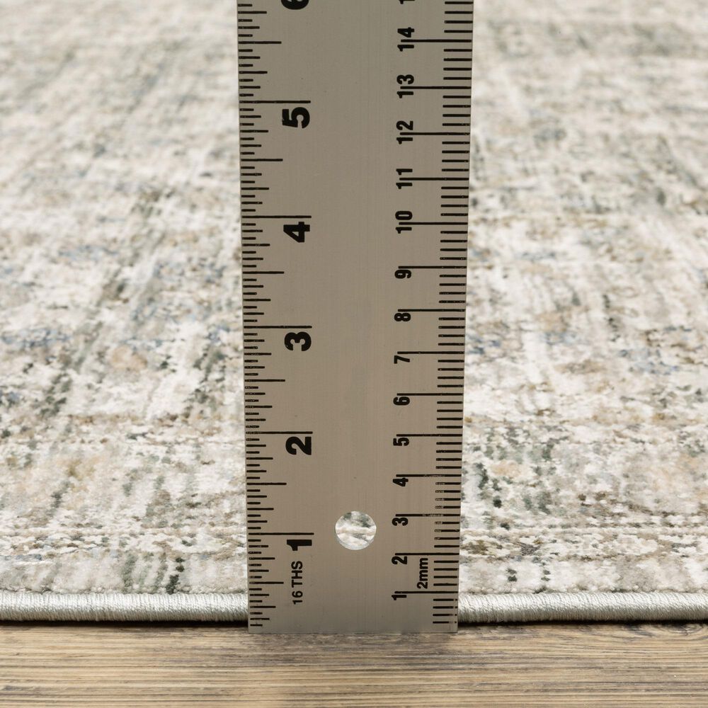 Oriental Weavers Avalon Grey and Beige 2&#39;7&quot; x 7&#39;7&quot;Runner, , large