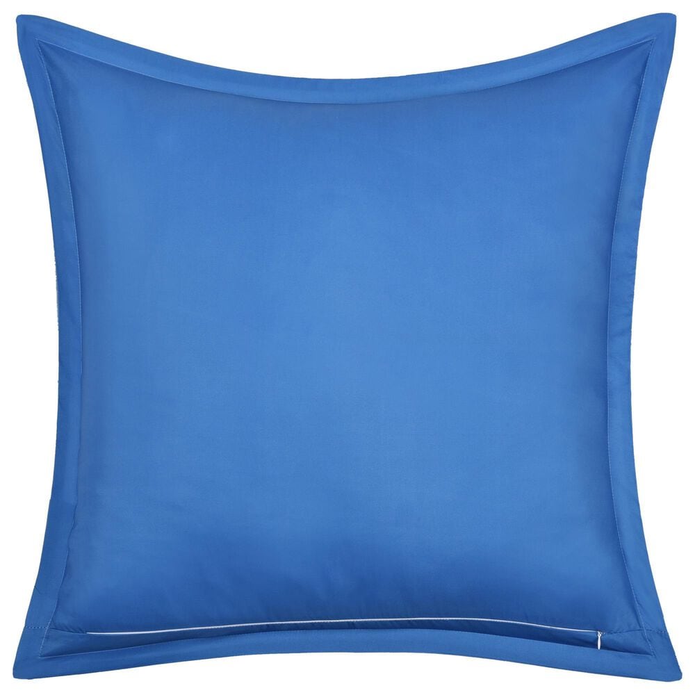 J. Queen New York Seashore 26&quot; Square Euro Pillow Sham in Blue, White and Yellow, , large