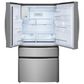 Frigidaire Gallery 2-Piece Kitchen Package with 21.5 Cu. Ft. French Door Refrigerator and 24" Smudge-Proof Built-In Dishwasher in Stainless Steel , , large