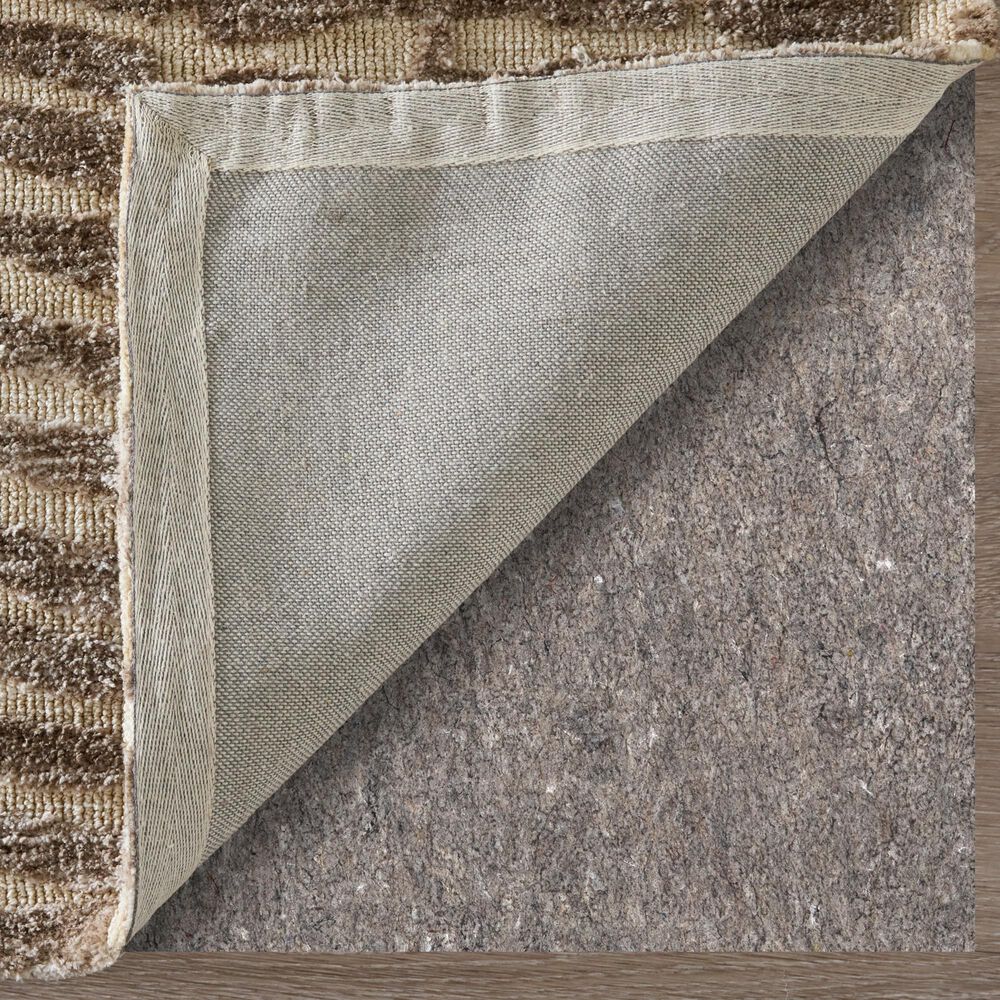Feizy Colton Taupe 3&#39;6&quot; x 5&#39;6&quot; Area Rug, , large