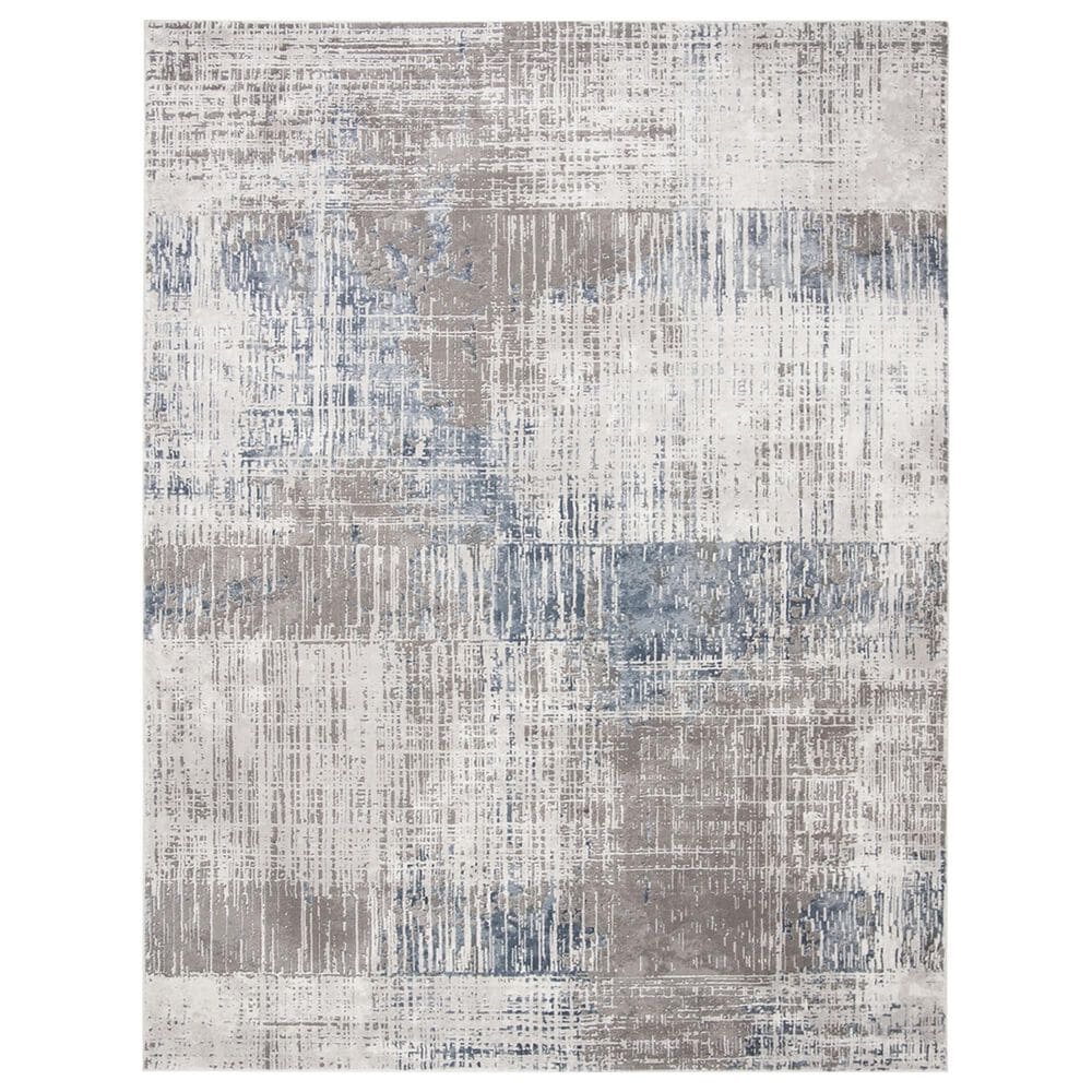 Safavieh Craft CFT874F 12" x 15" Grey and Blue Area Rug, , large