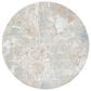 Surya Brunswick Taupe, Gray, Cream, Blue, Light Slate and Seafoam 5"3" Round Area Rug, , large