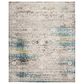 Safavieh Aria 9" x 12" Blue and Creme Area Rug, , large
