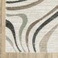 Oriental Weavers Cambria Swirls 1"10" x 7"6" Beige Runner, , large