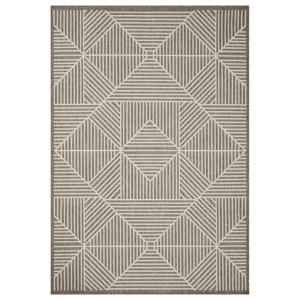 Loloi II Rainier RAI-03 2"3" x 7"7" Natural and Ivory Indoor/Outdoor Area Performance Rug, , large
