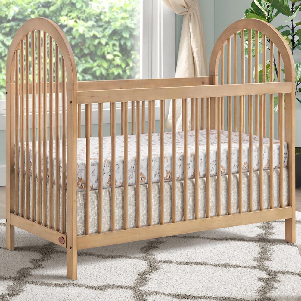 Oxford Baby Everlee 3-In-1 Convertible Crib in Honey, , large