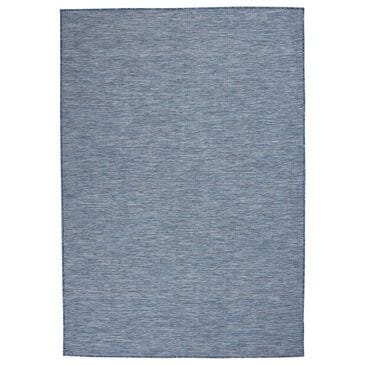 Nourison Positano 6" x 9" Navy Blue Indoor/Outdoor Area Rug, , large