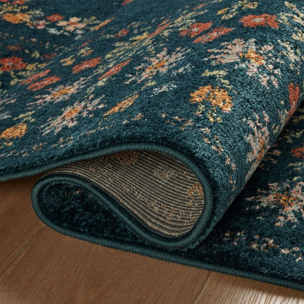 Rifle Paper Co. x Loloi Laurel Eleanor 2&#39;8&quot; x 10&#39; Navy Runner, , large