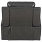 Linon Home Decor Izaiah Power Glider Recliner in Grey, , large