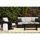 Ashley Beachcroft Sofa with Light Gray Cushion in Black, , large