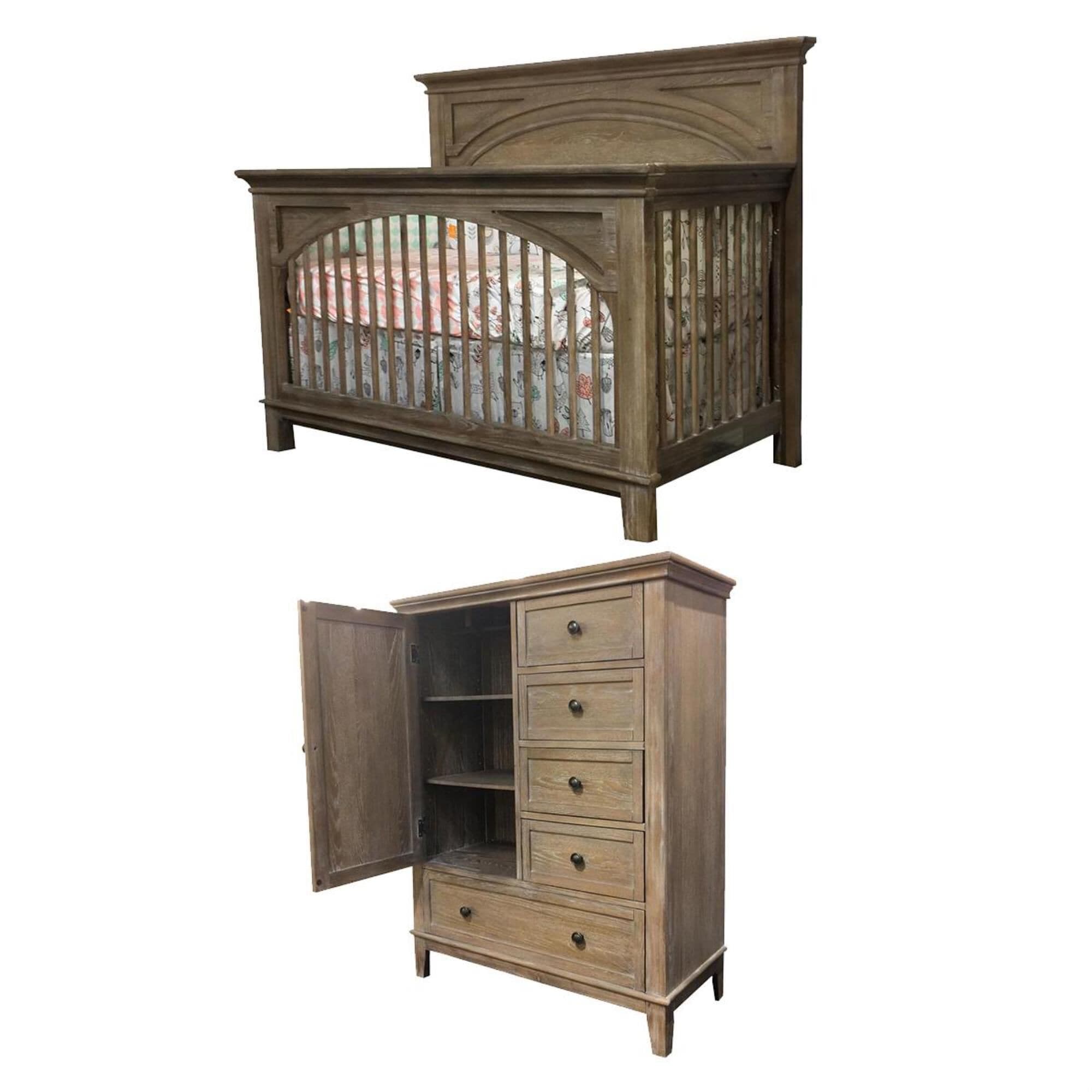 Eastern Shore Leland 2 Piece Nursery Set in Sandwashed Nebraska