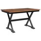 Ashley Wildenauer Counter Height Table with 18" Butterfly Leaf in Brown and Black - Table Only, , large