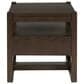 Ashley Breckington Square End Table in Dark Brown, , large