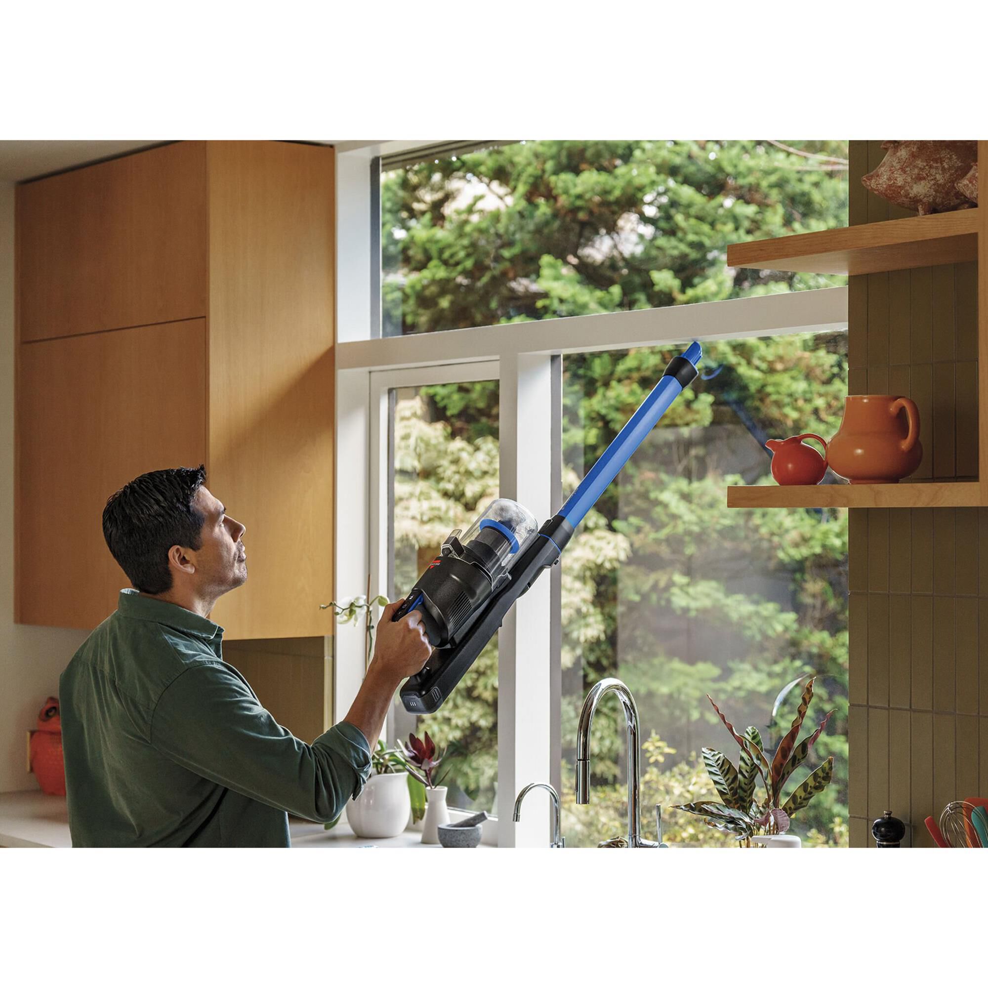 Bissell PowerClean FurFinder Stick Vacuum in Cobalt Blue and Black