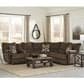 Catnapper Elliott 2-Piece Manual Lay Flat Reclining Sectional in Chocolate, , large