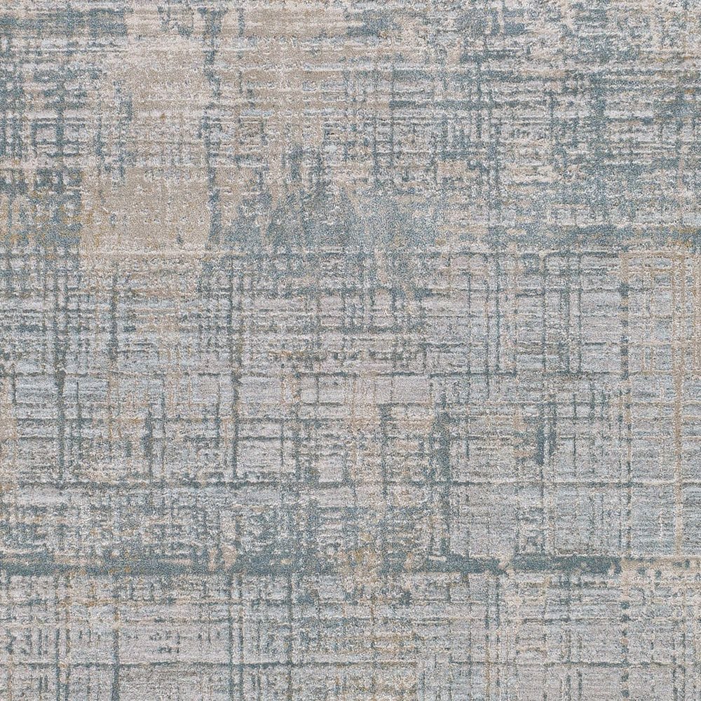 Surya Brunswick 5&#39;3&quot; Round Dusty Sage, Taupe, Light Gray, White, Pale Blue, Olive, Teal and Light Sage Area Rug, , large