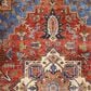 Feizy Percy 5"3" x 7"6" Blue and Rust Area Rug, , large