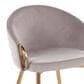 LumiSource Claire Accent Chair in Silver, , large