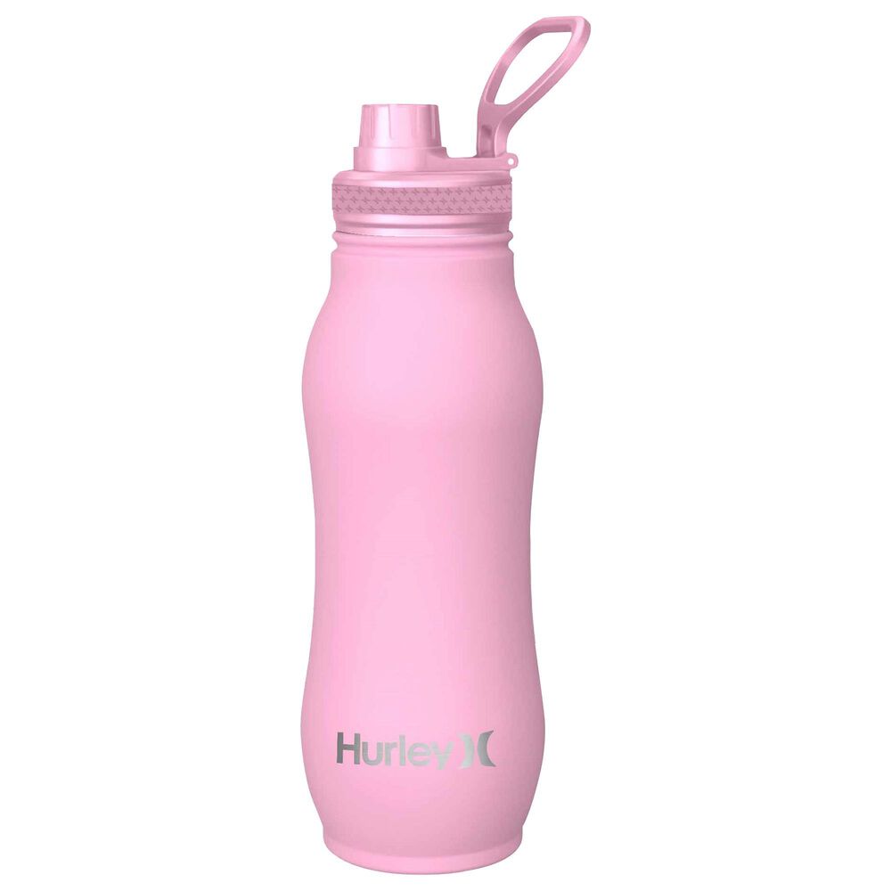 Hurley 32 Oz Hourglass Bottle with Chug Cap Solid in Candy, , large