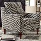Ashley Morrilton Next-Gen Nuvella Accent Chair in Natural and Charcoal, , large