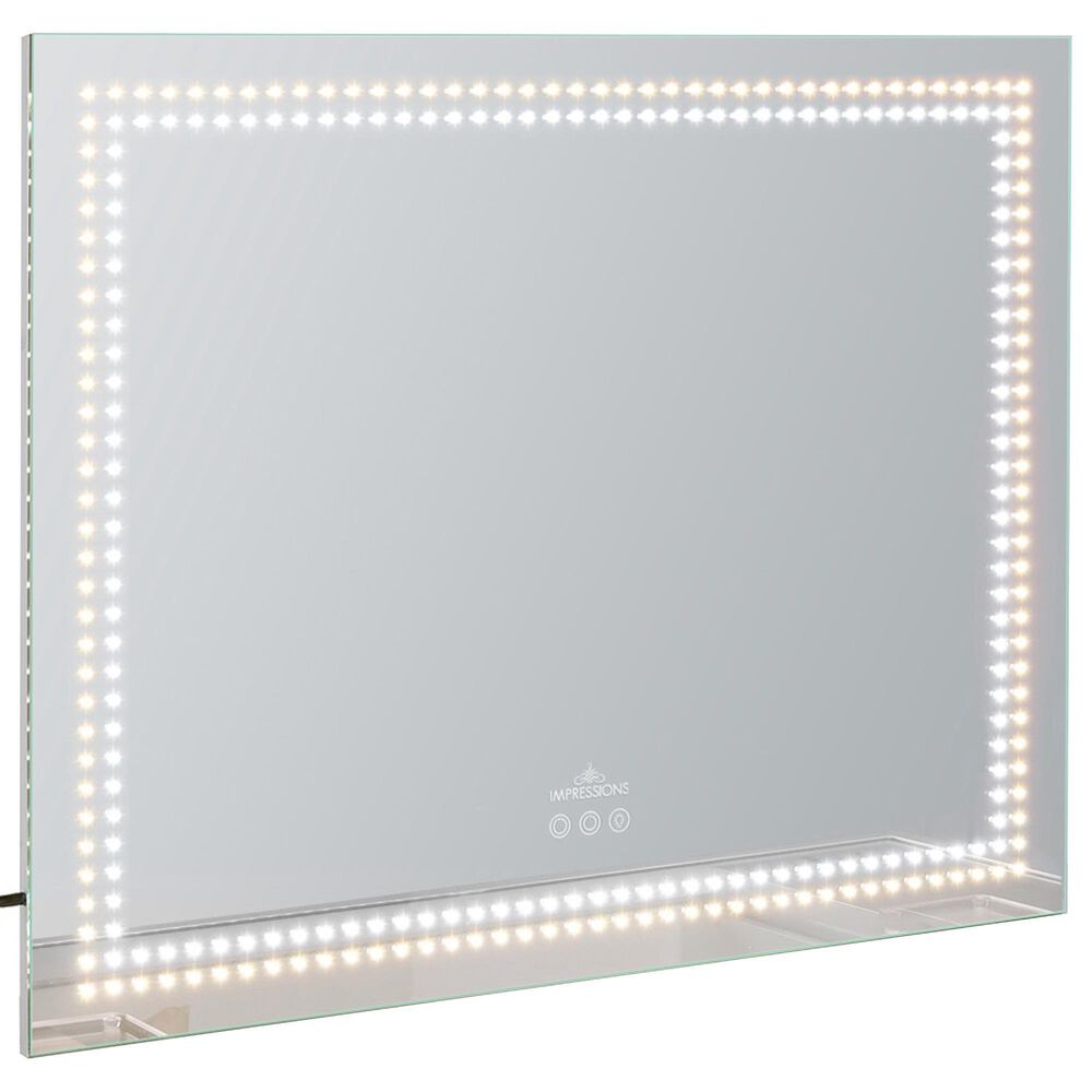 Impressions Vanity Stage Lite Plus Vanity Mirror in Silver, , large