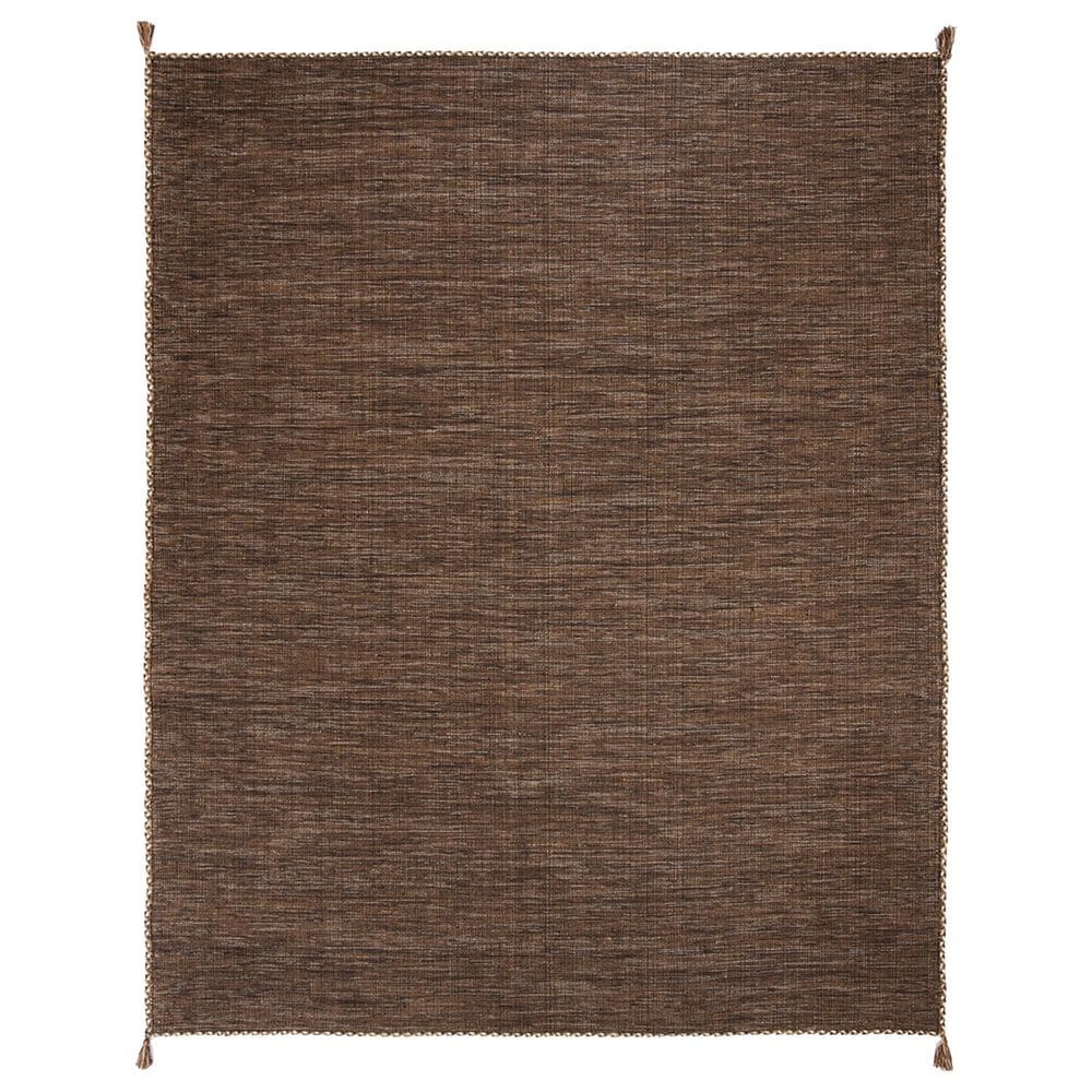 Safavieh Montauk 8" x 10" Brown and Black Area Rug, , large
