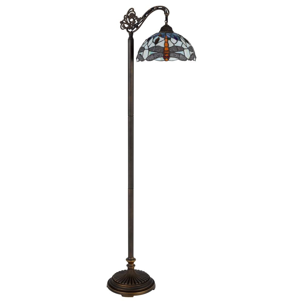Cal Lighting Colebridge Tiffany Floor Lamp in Bronze, , large