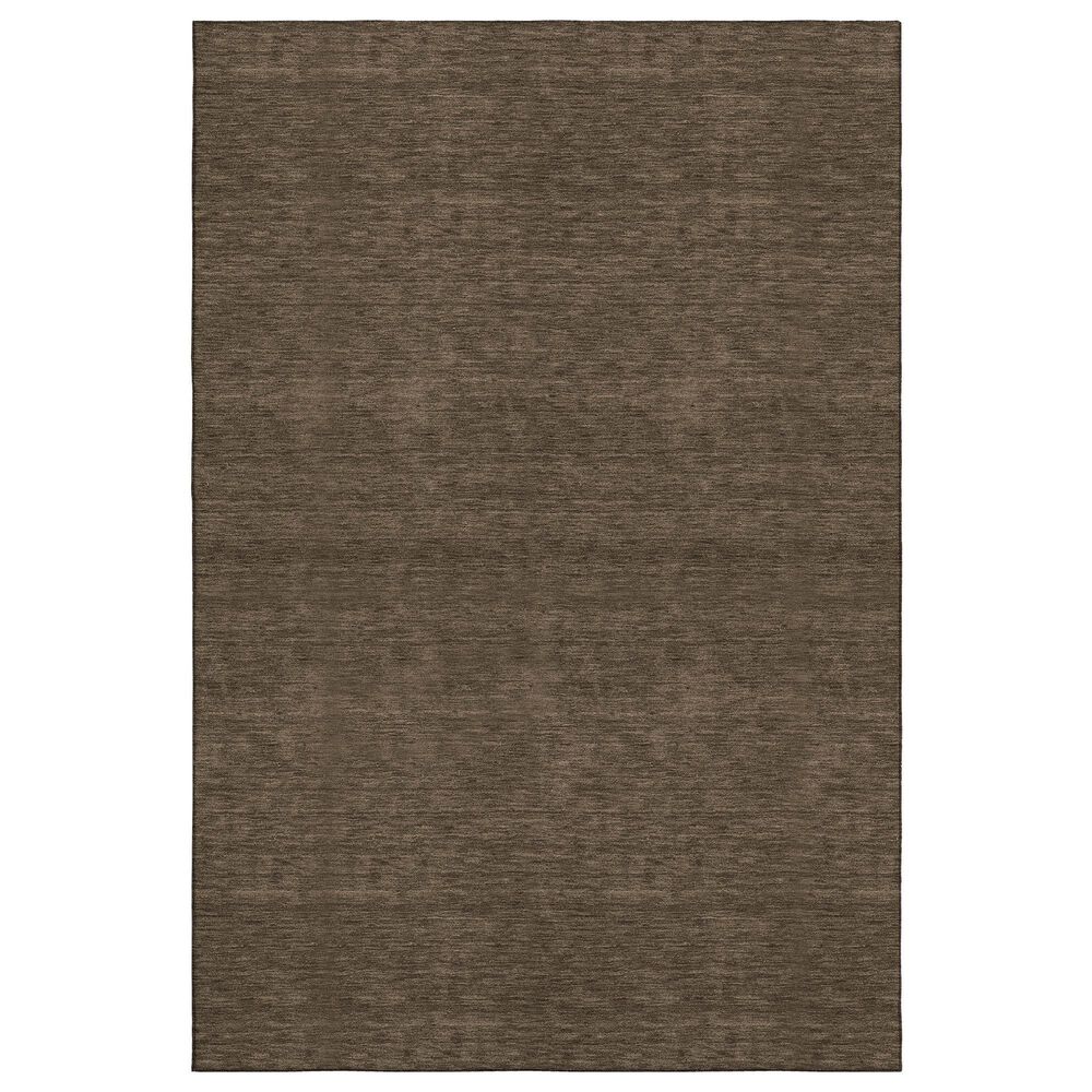Dalyn Rug Company Soft Essentials Solid Chocolate 3" x 5" Area Rug, , large