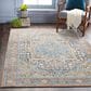 Surya Bodrum BDM-2325 5"3" x 7"3" Ivory, Orange, Saffron, Gray, Navy and Coral Area Rug, , large