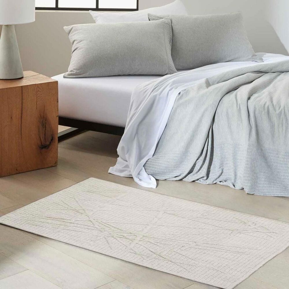 Nourison Wander 2&#39; x 3&#39; Ivory and Grey Area Rug, , large