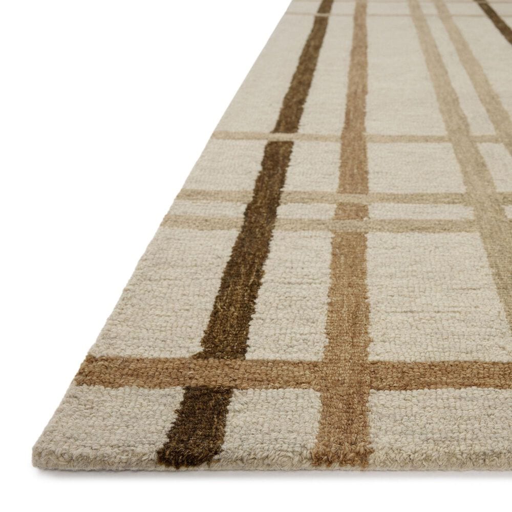 Magnolia Home Waylon Natural and Bark 2&#39;3&quot; x 3&#39;9&quot; Area Rug, , large