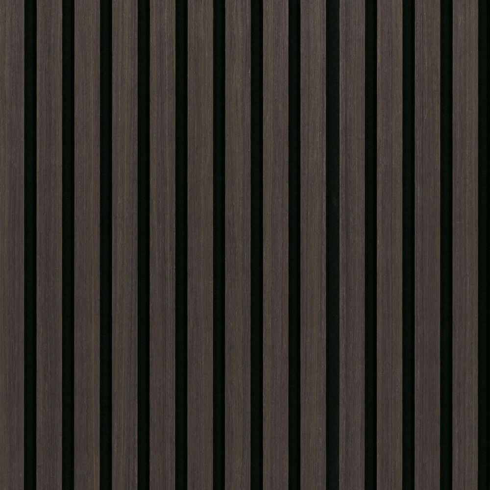 MS International Acoustic Wood Slat Espresso 24" x 48" Wall Panels, , large