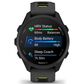 Garmin Forerunner 170 Music Smartwatch 42mm Black Case with Black and Amp Yellow Silicone Band, , large