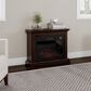Timberlake Northwest Electric Mobile Mantel Fireplace in Brown, , large