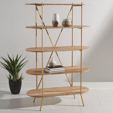 Safavieh Kindell Bookshelf in Natural, , large