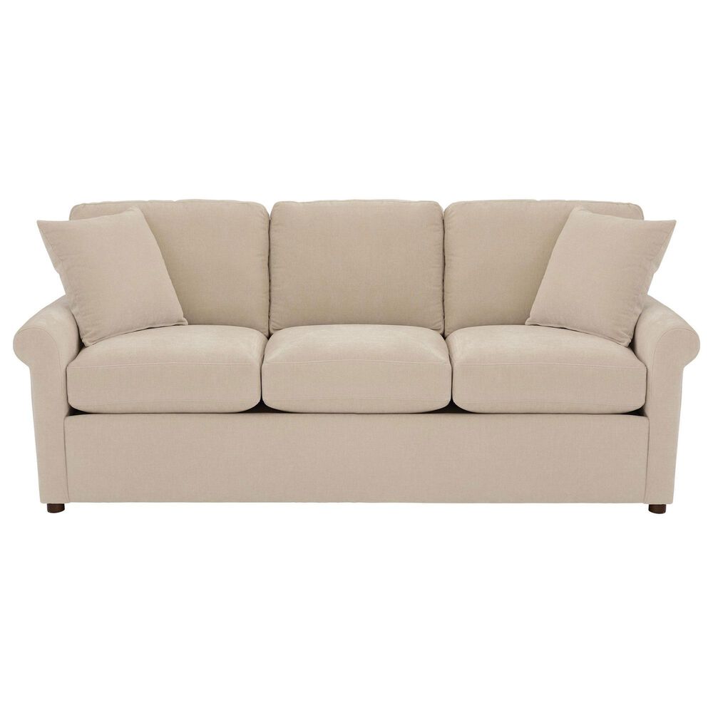 Bassett Ellington Stationary Sofa in Linen, , large